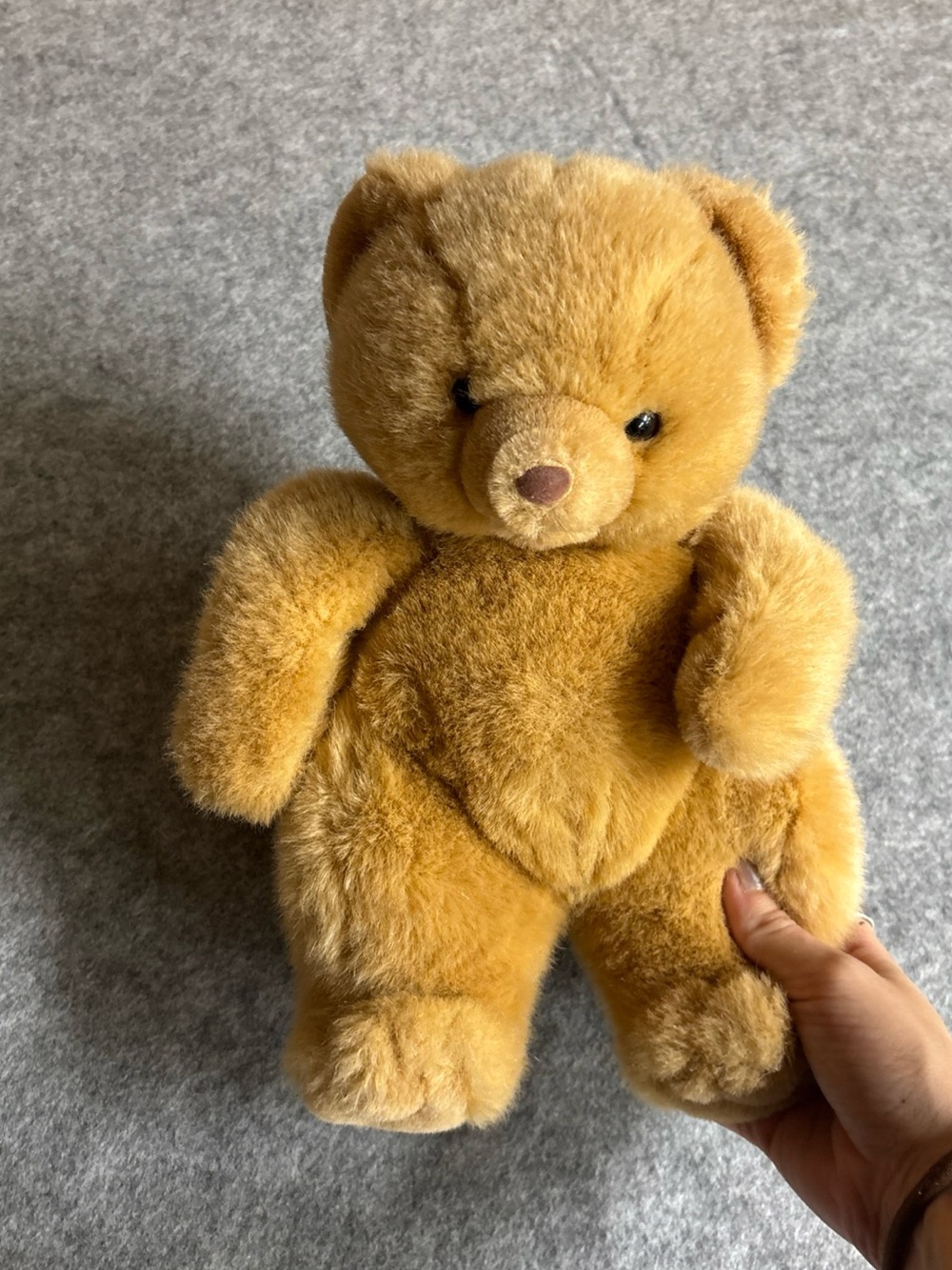 Classic Soft Golden Teddy Bear Plush for Kids